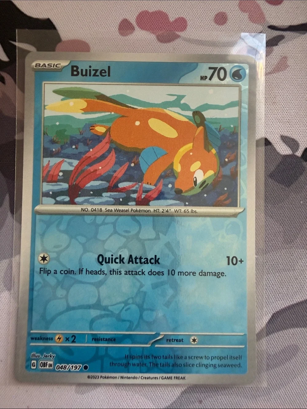 Buizel & Floatzel Pokémon Card Lot | 4 Cards Reverse Holo ✨5/$25✨